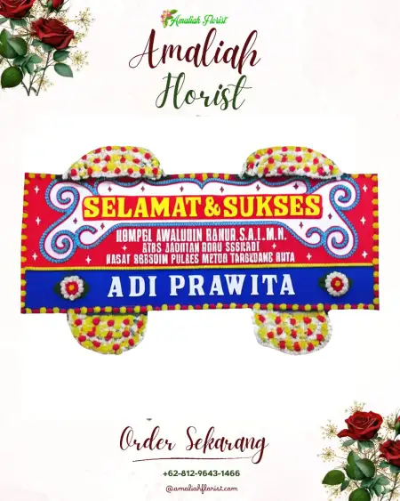 Papan Bunga Ucapan Selamat Tiumang